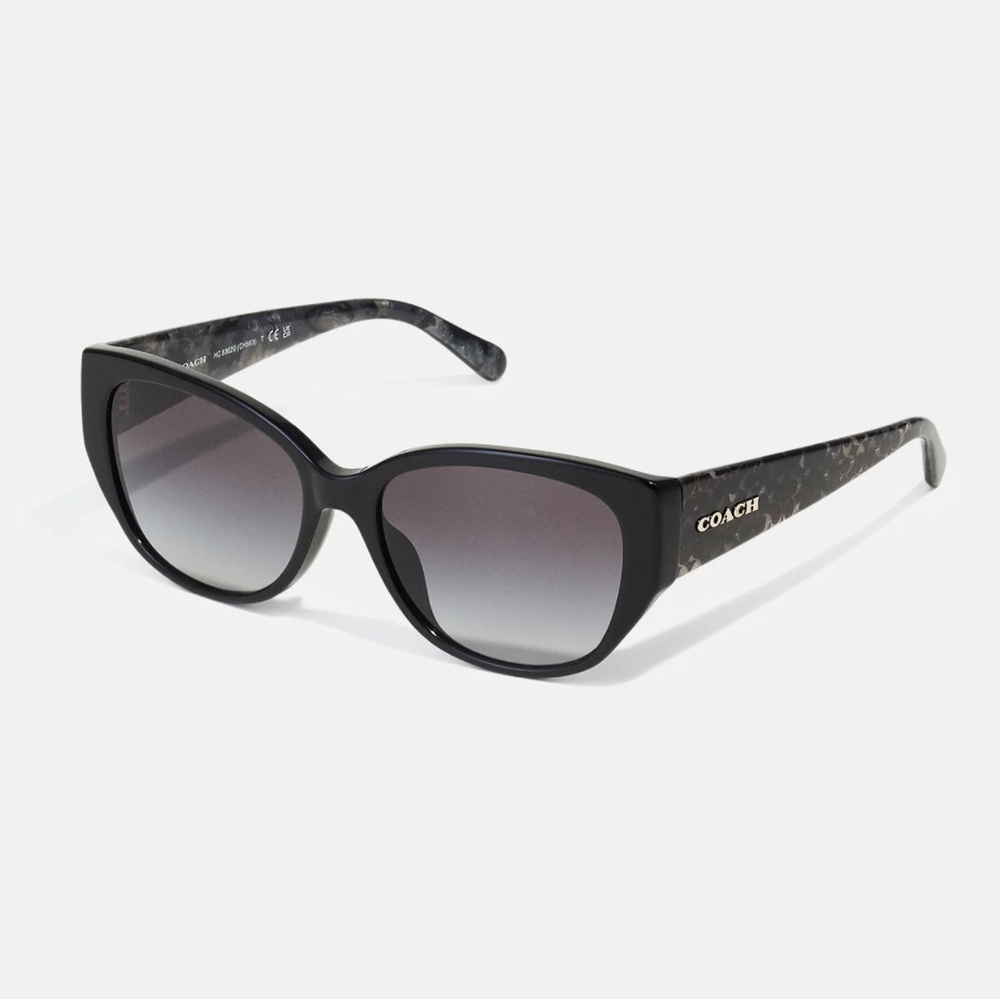 Coach Black Rectangle Sunglasses